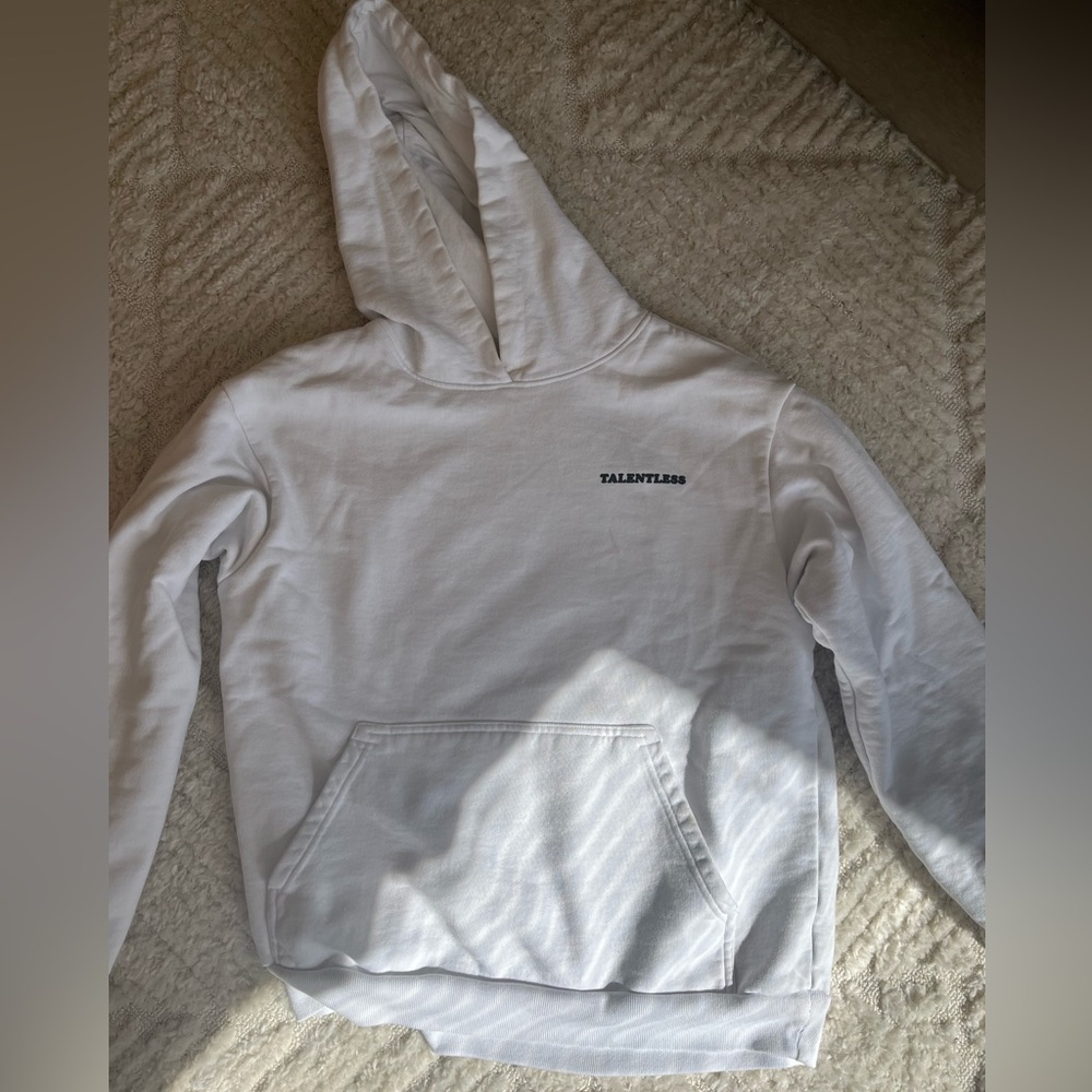 Talentless White sweatshirt